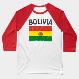 Bandera de Bolivia - Flag of Bolivia Baseball T-Shirt